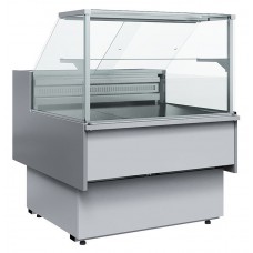 Витрина холодильная Carboma GC110 SV 1,25-1 0011-9006 (статика, с боковинами)
