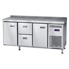 Стол холодильный Abat СХС-70-02 (1 дверь, 2 ящика, 1 дверь, борт)