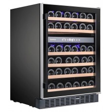 Винный шкаф Temptech Premium WPX60DCB двухзонный черный