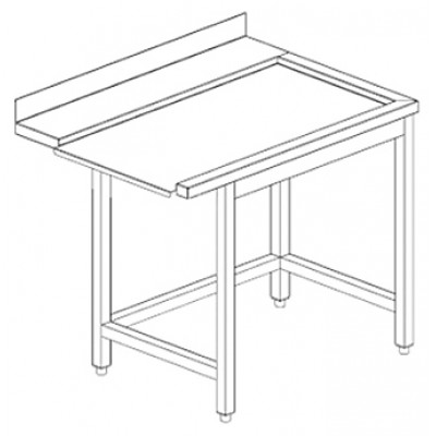 Стол для посудомоечной машины BSV-inox СВЭ-7,507