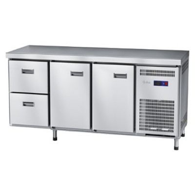 Стол холодильный Abat СХС-70-02 (2 двери, 2 ящика, без борта)