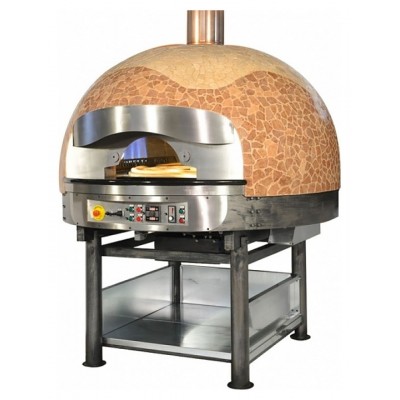 Печь для пиццы Morello Forni MIXE130 СUPOLA MOSAIC на дровах / электрика