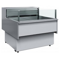 Витрина холодильная Carboma Bavaria 2 GC110 SM 1,25-2 0011-9006 (статика, с боковинами)