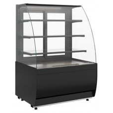Витрина кондитерская Carboma K70 VM 0,9-1 Light версия 2.0 (Techno 9005)