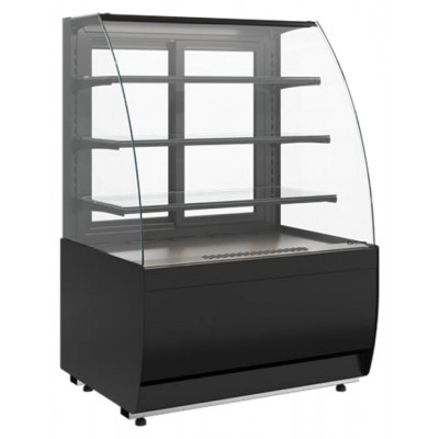 Витрина кондитерская Carboma K70 VM 0,9-1 Light версия 2.0 (Techno 9005)