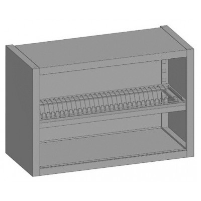 Полка настенная для тарелок Restoinox ПНО-Т-9/4