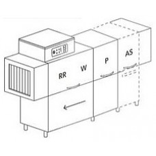 Туннельная посудомоечная машина Dihr RX 184 DX+DDE+DR99+HR10 деление на 3 части