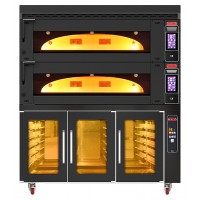 Печь подовая SGS MD/1400/2 с расстоечным шкафом