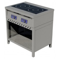Плита индукционная ЦМИ ПИ-2Т 820 (820х600х870 мм) закрытая