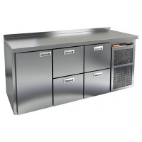 Стол холодильный HICOLD BN 122 BR2 TN с бортом