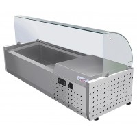 Витрина холодильная Finist ToppingBox НХВсм-8 с моллированным стеклом