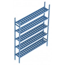 Стеллаж модульный базовый POLAIR LOAD.ME POLY 18AL.5PP40.10B