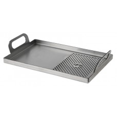 Форма жарочная Kasai Konro Plancha 50.50 для Medium Long сплошная/рифленая