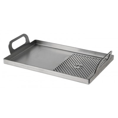 Форма жарочная Kasai Konro Plancha 50.50 для Medium Long сплошная/рифленая