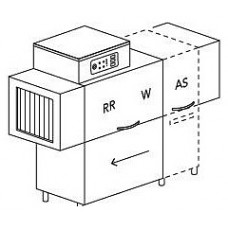 Туннельная посудомоечная машина Dihr RX 104 DX+XP+DR64