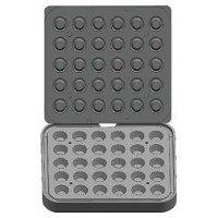 Форма для тарталетницы Kocateq DHTartmatic Plate 05 (круглые, верхний Ø 40,6 мм, нижний Ø 27 мм, 30 шт.)