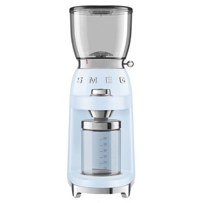 Кофемолка SMEG CGF11PBEU пастельная голубая