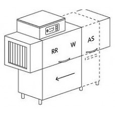 Туннельная посудомоечная машина Dihr RX 104 SX+XP+DR64