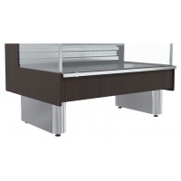 Витрина холодильная Carboma Bavaria 2 GC110 SM 0,94-2-1 (ВХСо-0,94 Bavaria 2 GC110) (статика, выносной агрегат, без боковин)
