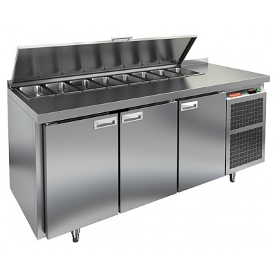 Стол для салатов HICOLD SL1-111GN (1/3) с крышкой