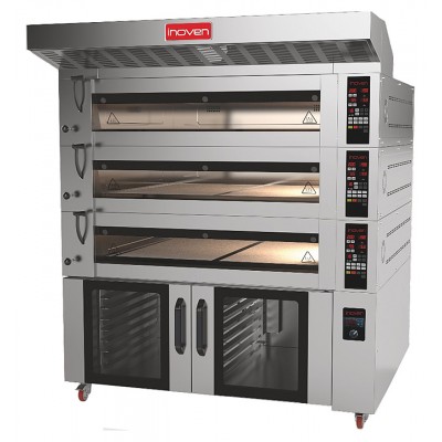 Печь подовая Inoven KOZA 120X80/3S с расстоечным шкафом