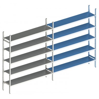 Стеллаж модульный линейный дополнительный POLAIR LOAD.ME INOX 18AL.5IN30.07Е