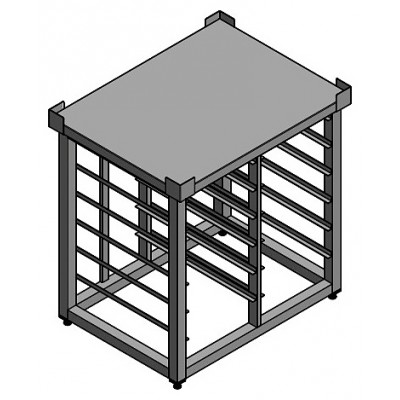 Подставка под пароконвектомат Gastrolux ППО2-08.26.3/12GN/С/У-85 2х6 уровней для GN 1/1 820х630х850/880 мм (нерж.сталь)