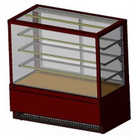 Витрина кондитерская Chilz VETE KUB LUX 130 шоколад, золотой глянец, шоколад