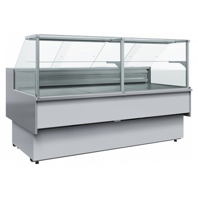 Витрина холодильная Carboma Bavaria 2 GC110 SM 2,0-1 0011-9006 (статика, с боковинами)