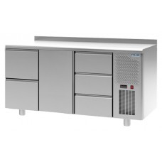 Стол холодильный POLAIR TM3-203-G с бортом