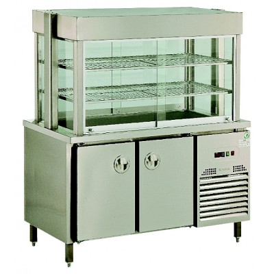 Стол холодильный с витриной INOKSAN INO-KVB140