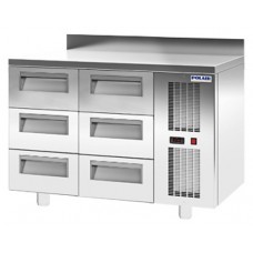 Стол холодильный POLAIR TM2-33-GC с бортом