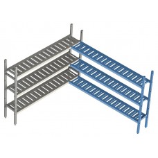 Стеллаж модульный угловой дополнительный POLAIR LOAD.ME POLY 16AL.3PP30.10C