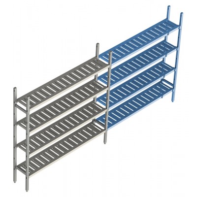 Стеллаж модульный линейный дополнительный POLAIR LOAD.ME POLY 18AL.4PP30.08Е