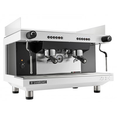 Кофемашина полуавтоматическая Sanremo Zoe SAP Tall 2 гр. высокие группы, белая