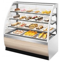 Витрина кондитерская Chilz VETE LUX 130 белый, ясень наварра