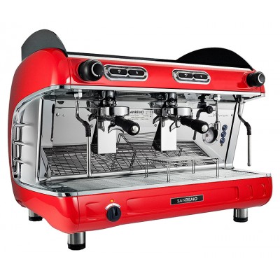 Кофемашина Sanremo Verona SAP 2 (красная, высокие группы)