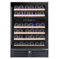 Винный шкаф Temptech Premium WPQ60DCB двухзонный