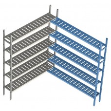 Стеллаж модульный угловой дополнительный POLAIR LOAD.ME POLY 18AL.5PP30.07C
