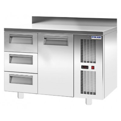 Стол холодильный POLAIR TM2-30-GC с бортом