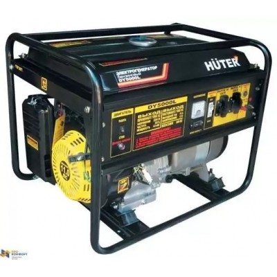 Бензиновый электрогенератор Huter DY5000L