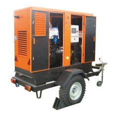 Дизельный генератор ММЗ МДГ 6048 в кожухе на шасси